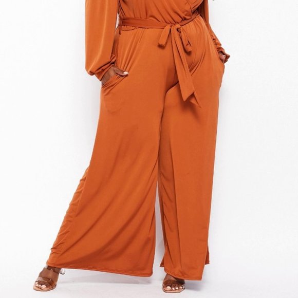 Gorgeous Jumpsuit Plus size In Rust - Picture 7 of 7